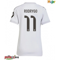 Camiseta Real Madrid Rodrygo Goes #11 Primera Equipación para mujer 2025-26 manga corta